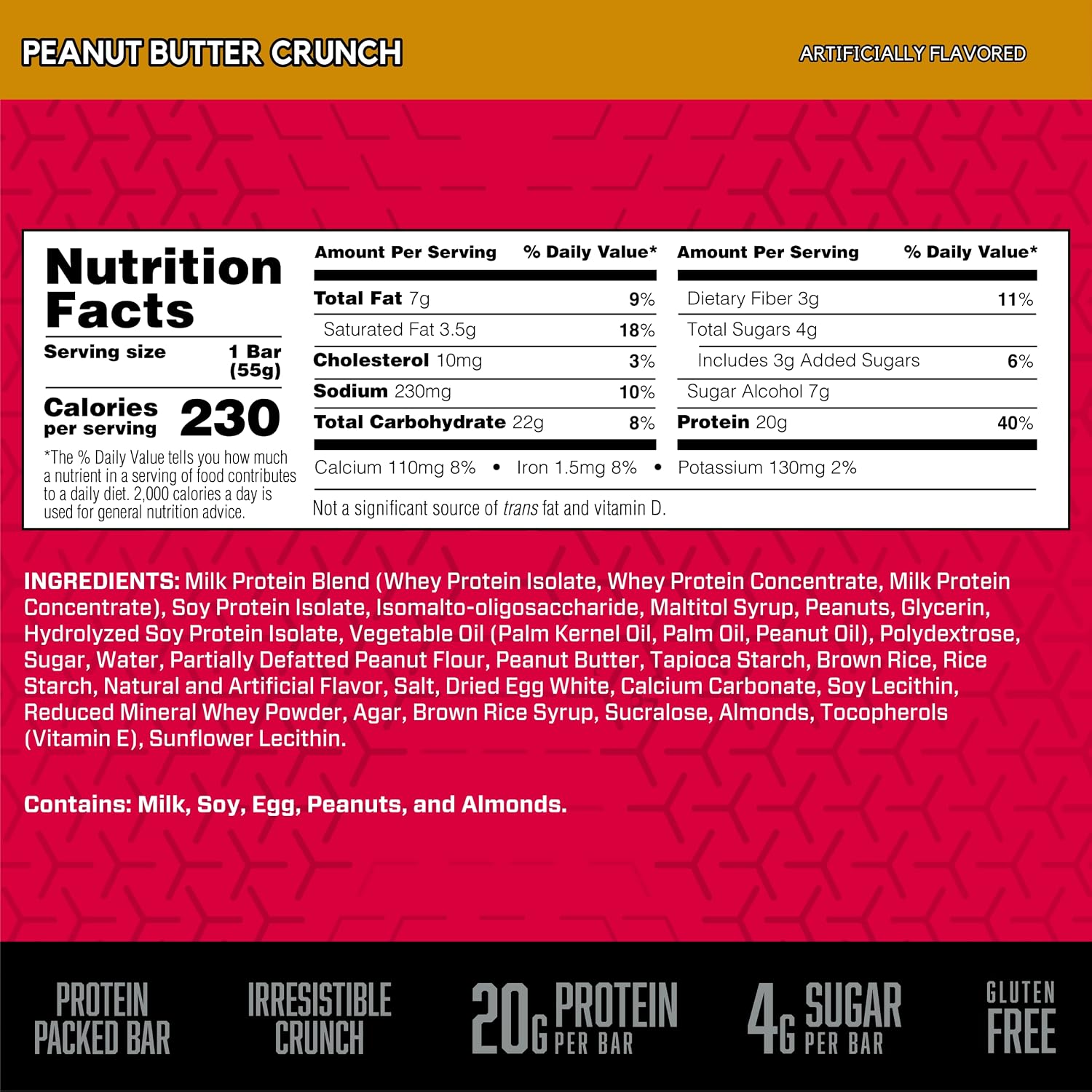 Miniatura 2 de Protein Crisp Bar BSN – Barra de Proteína Crujiente